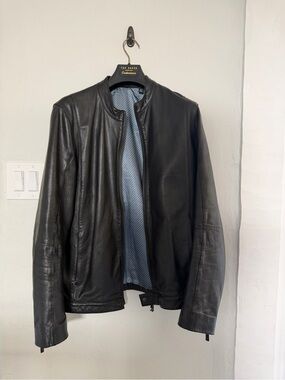 Ted Baker Black Leather Jacket
